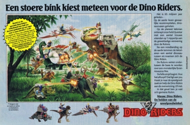 Poster Promotionnel Dino Riders – Tyco Comansi Espagne – Neuf Sous Emballage